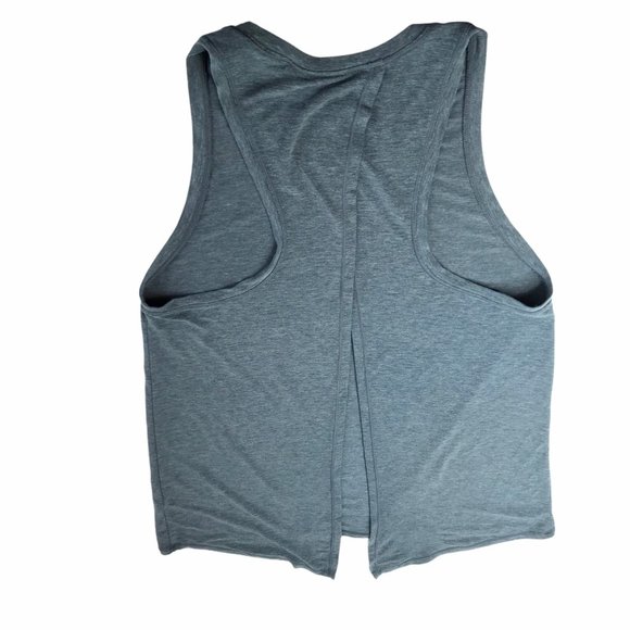 GapFit Women's Tank Top Sz XS Blue Gray Sexy Open - Picture 1 of 9
